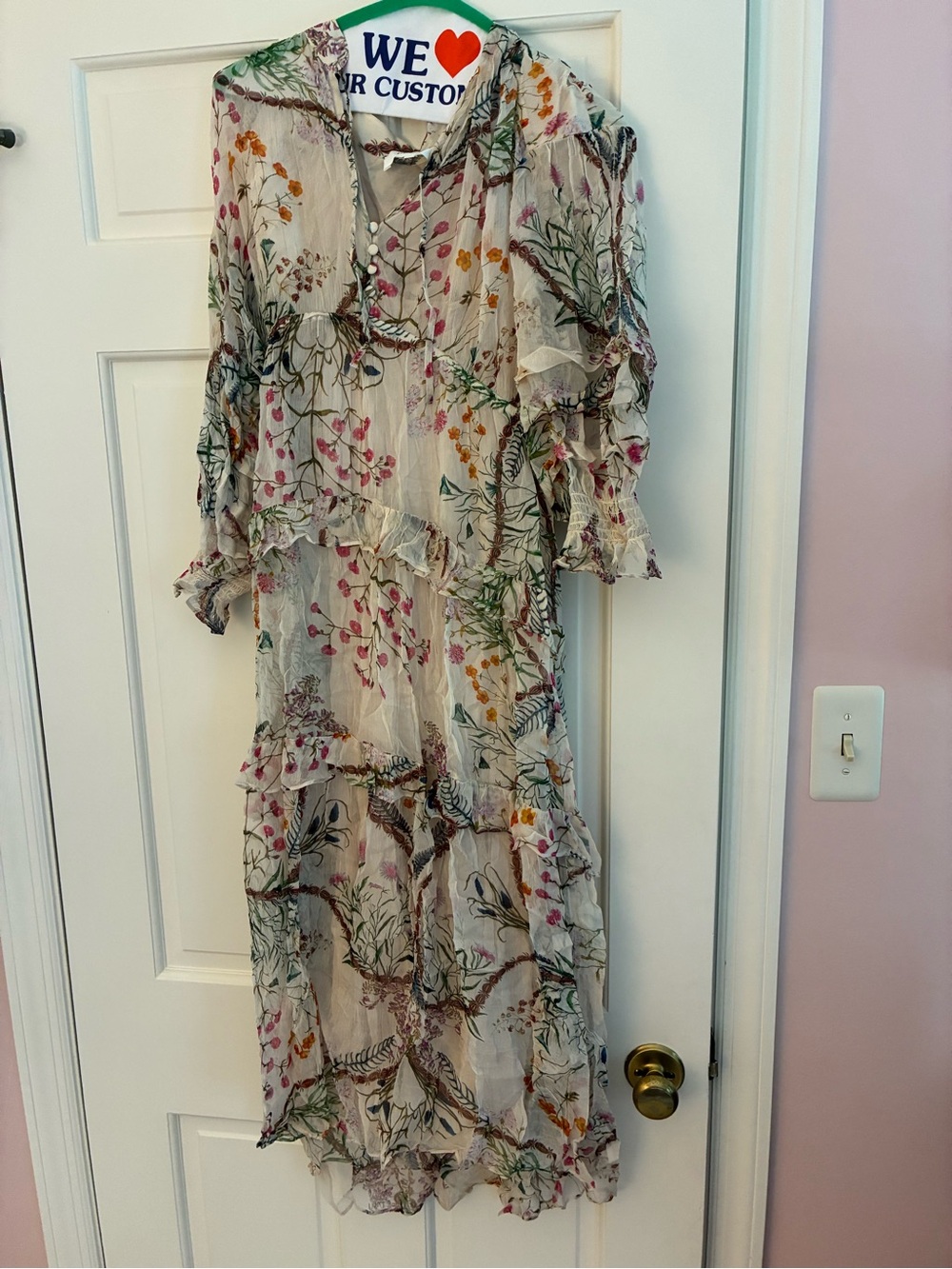 ba&sh Gigi ecru dress - Picture 3 of 4